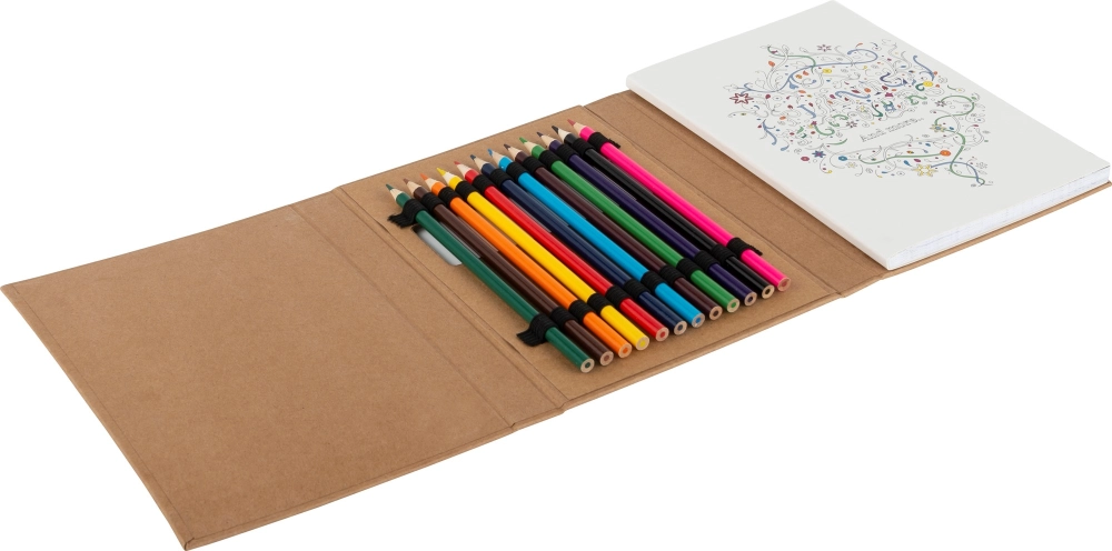 Colouring folder for adults