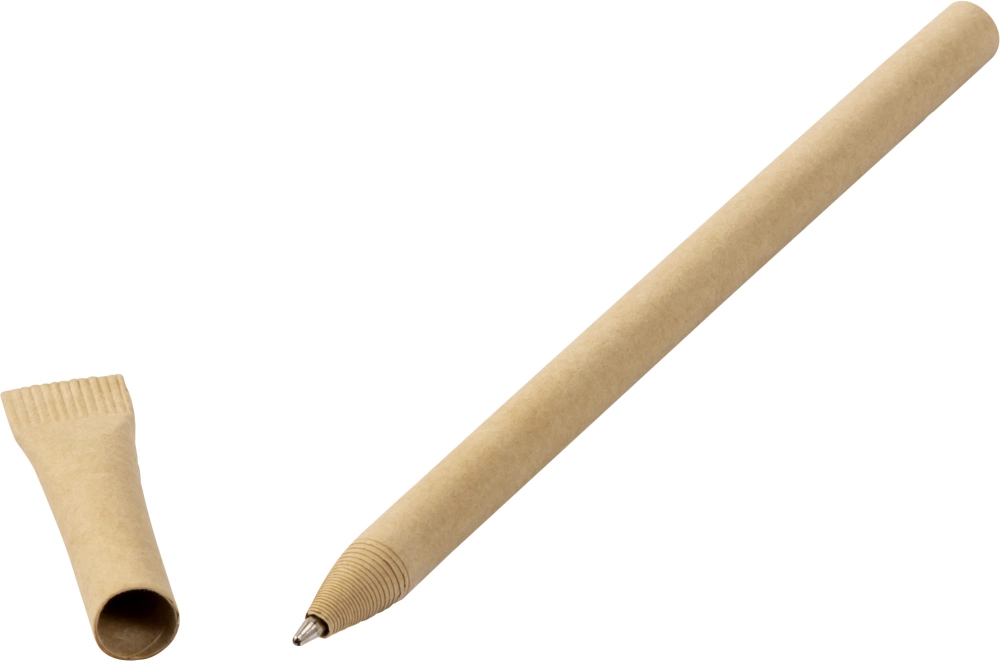 Cardboard ballpen