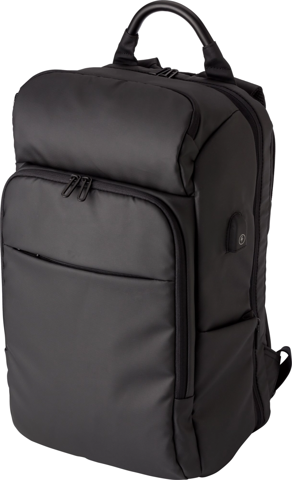 Backpack with laptop pocket and USB port