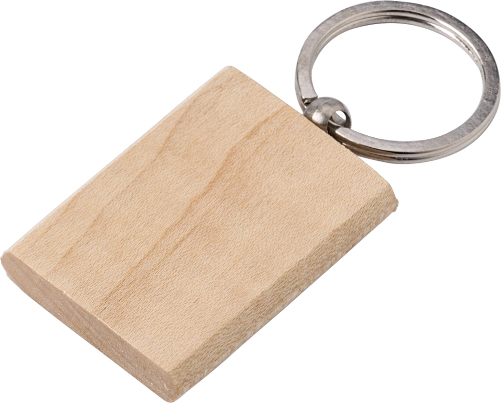 Wooden keyring