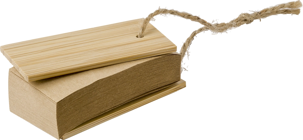 Kraft paper memo notes