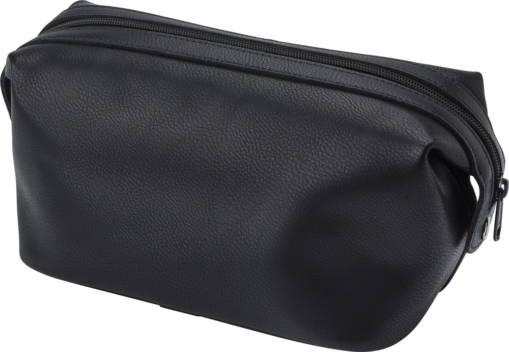 Leather toiletry bag