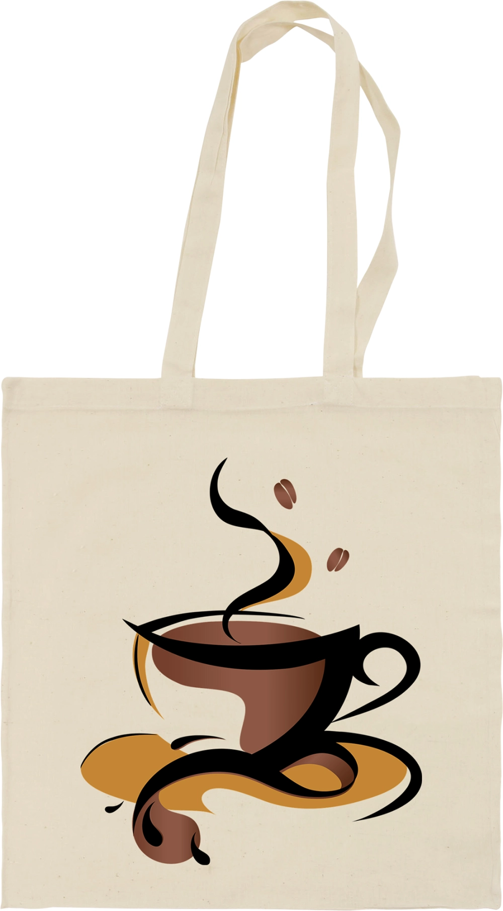 Cotton bag in natural colour. (150gsm/4.42oz)