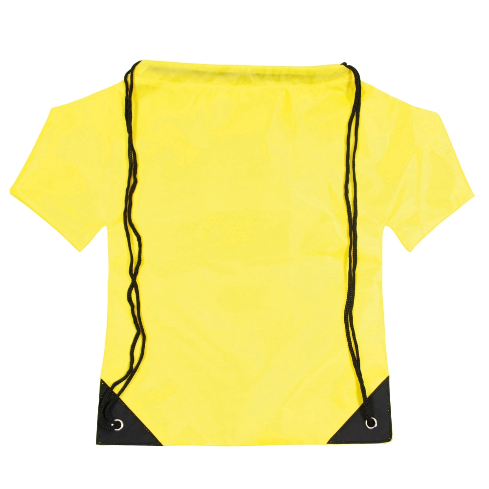Nylon t-shirt drawstring bag