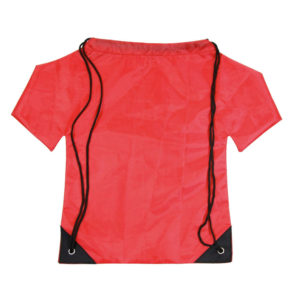 Nylon t-shirt drawstring bag