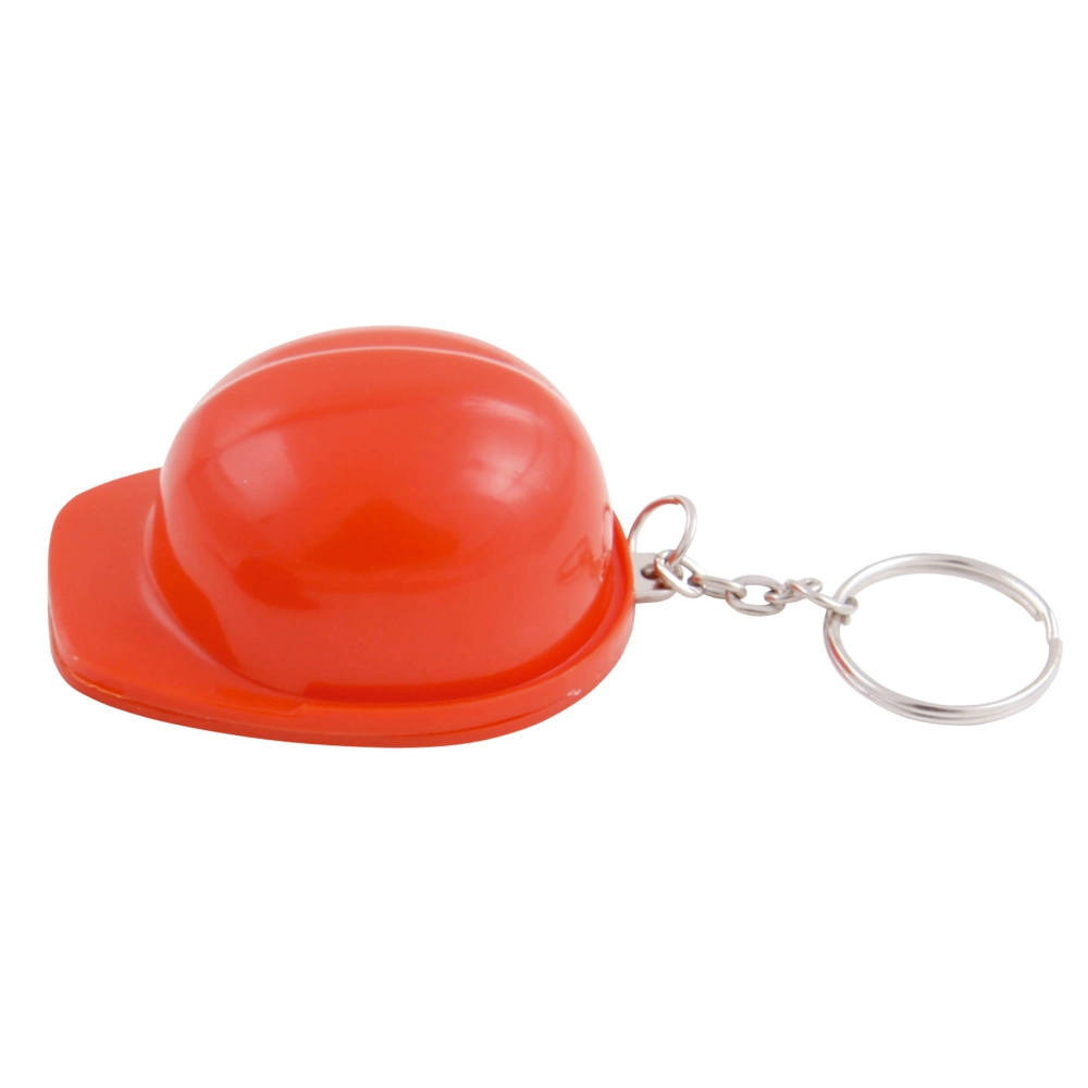 Hard hat bottle opener and keyring