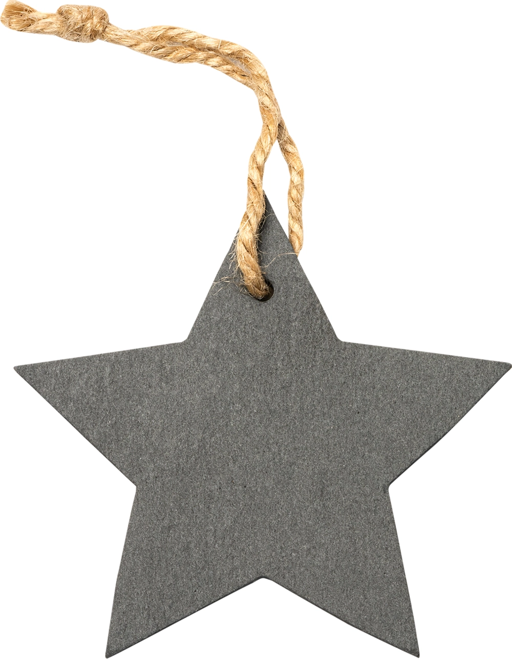 Slate star ornament