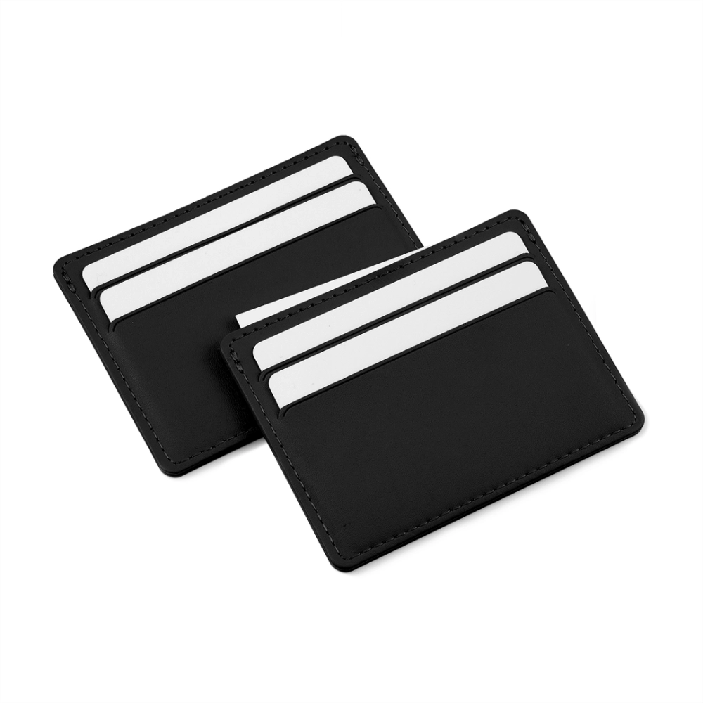 Eco Express Deluxe Slimline Credit Card Case in Black Porto