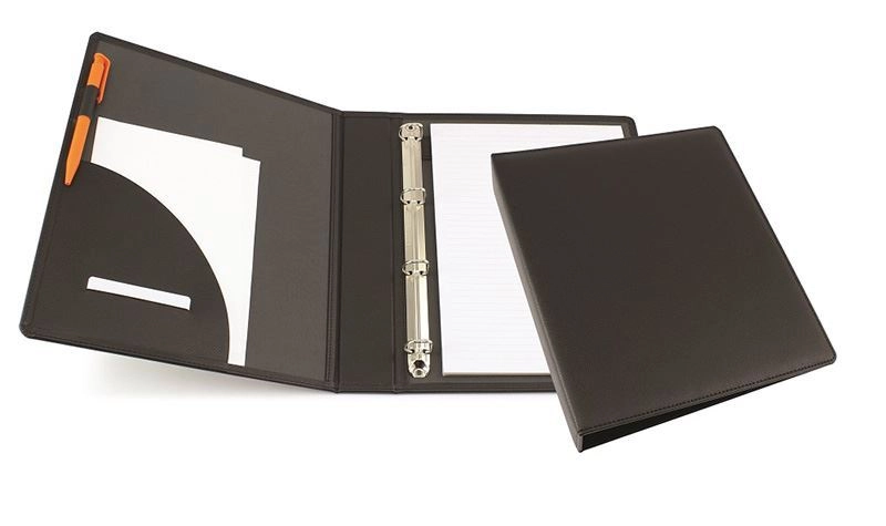 Black Como Recycled A4 Ring Binder