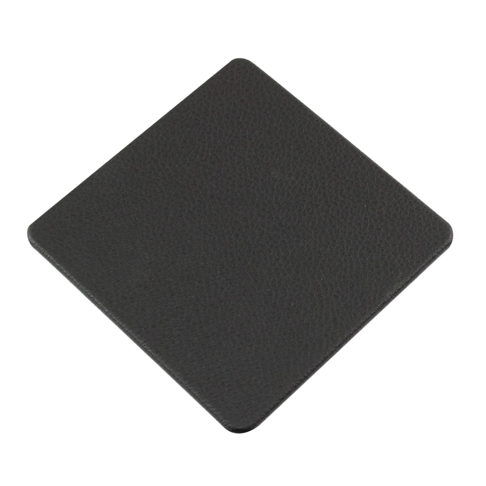 Square Coaster in recycled Como, a quality vegan PU.