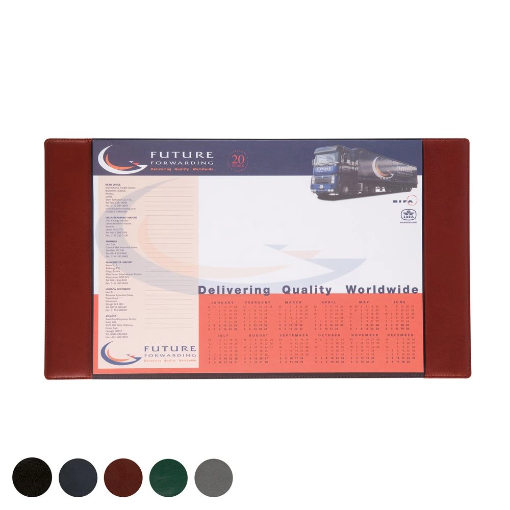 Universal Leather A3 Desk Pad Holder, made in the UK in a choice of 5 colours.
