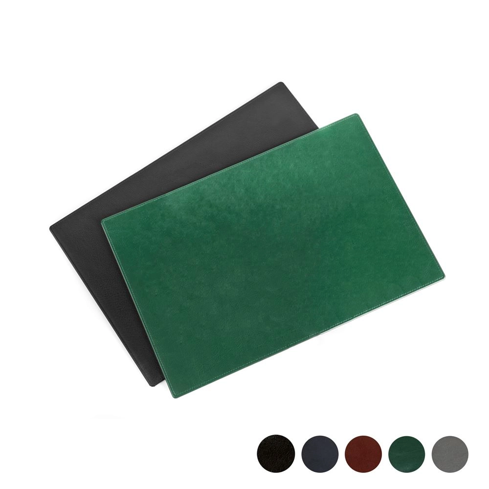 Universal Leather Large Desk or Table Mat, made in the UK in a choice of 5 colours.
