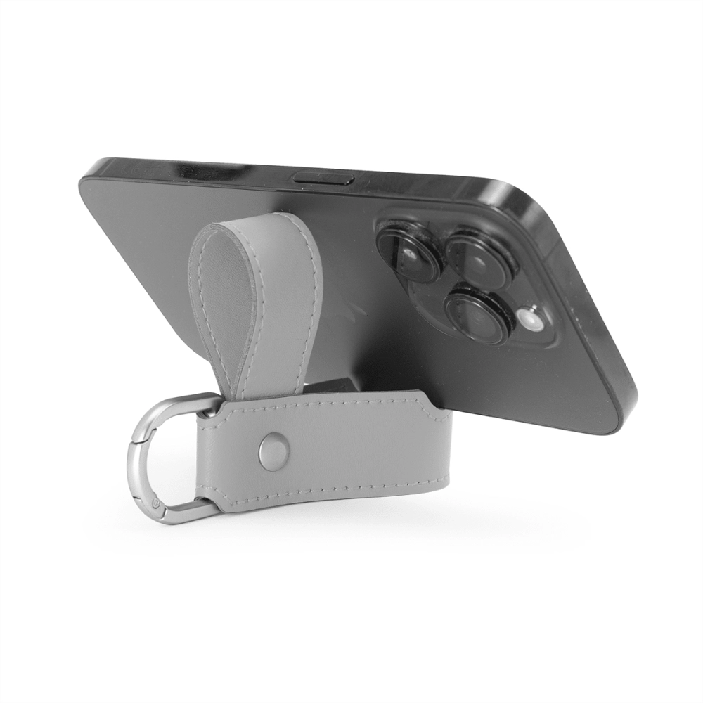 Porto Recycled Stitched Mobile Phone Stand Key Fob