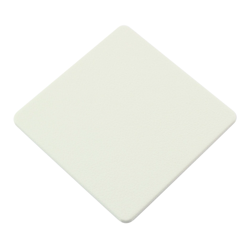 Square Coaster in recycled Como, a quality vegan PU.