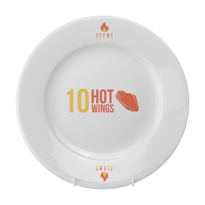 WINGED PLATE 10 INCH (25cm)