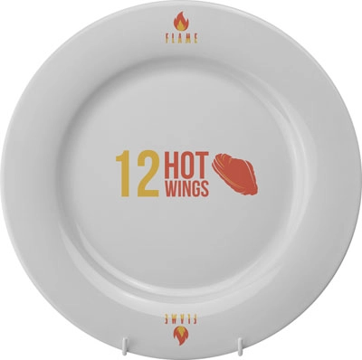 Winged Plate 12 Inch (30Cm)