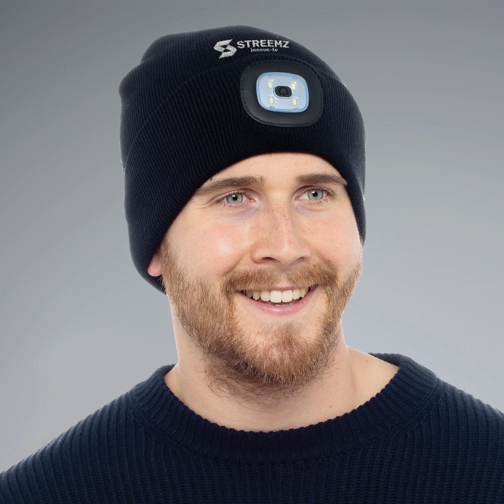 Beanie Hat With Rechargeable Light