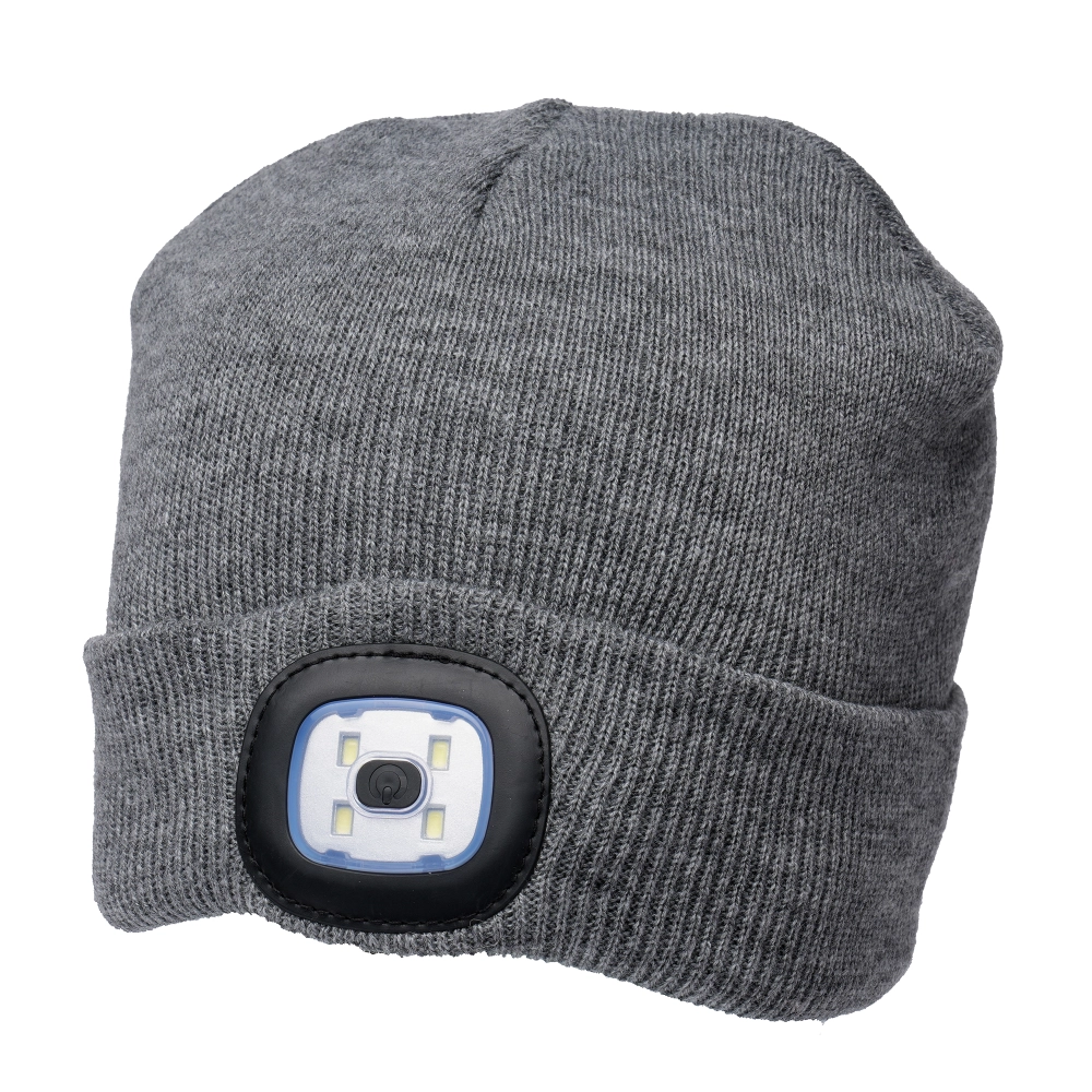 Beanie Hat With Rechargeable Light