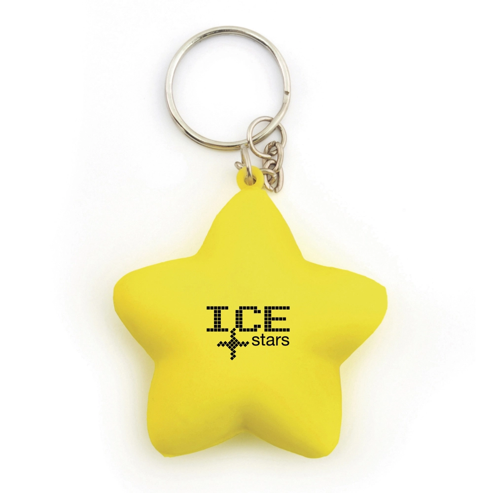 Stress Star Keyring