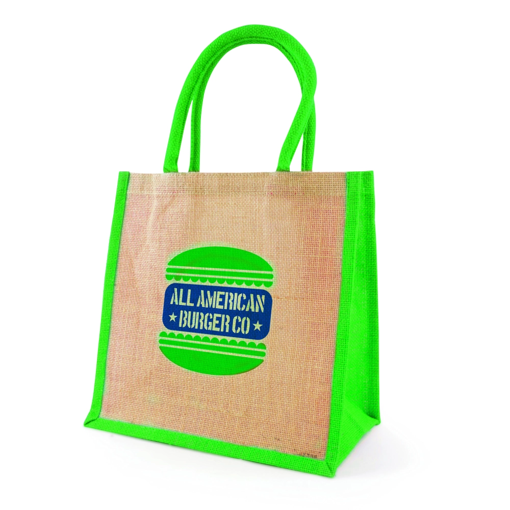 Medium Coloured Trim Halton Shopper