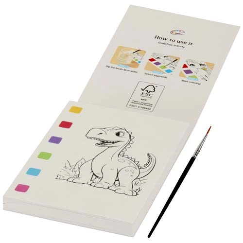 Quell colouring book and water brush pen set