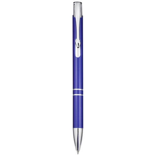 Moneta aluminium click ballpoint pen (blue ink)