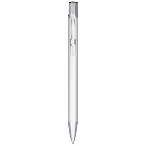Moneta anodized aluminium click ballpoint pen (blue ink)