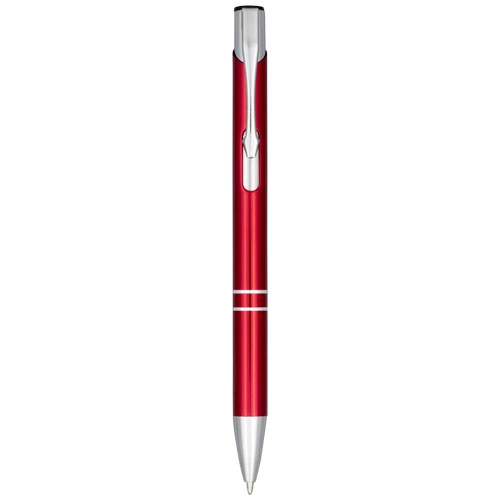 Moneta anodized aluminium click ballpoint pen (blue ink)