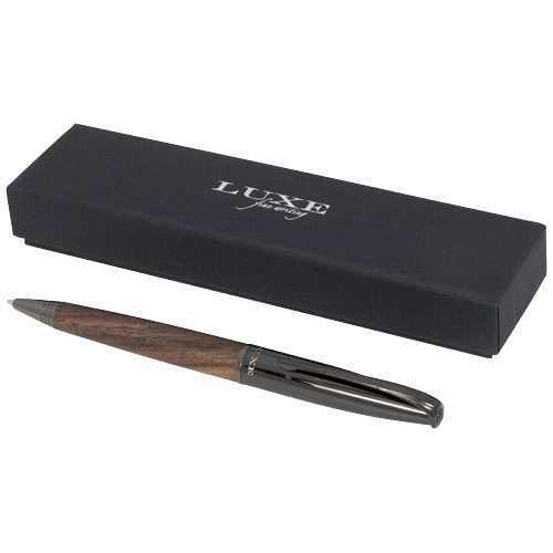 Loure wood barrel ballpoint pen (black ink)