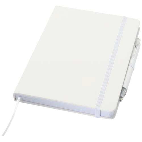 Spectrum A5 recycled notebook and ballpoint pen set