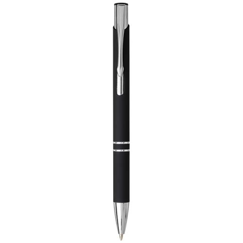 Moneta soft touch ballpoint pen (black ink)