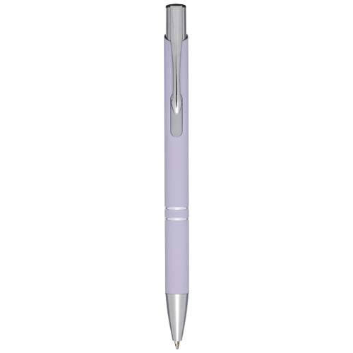 Moneta soft touch ballpoint pen (black ink)