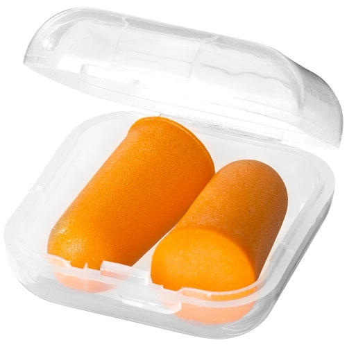 Traveler earplugs with travel case