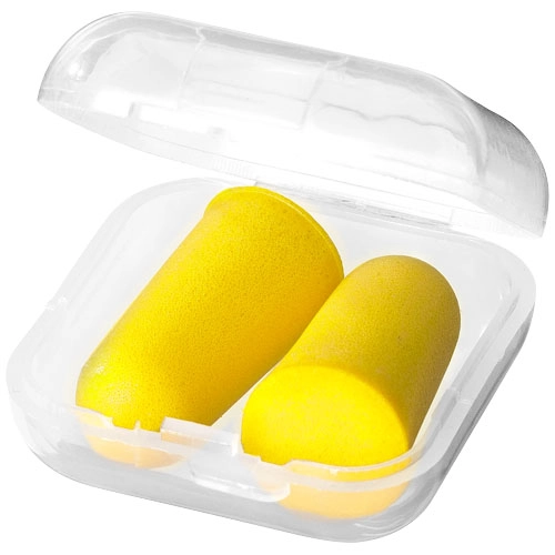 Traveler earplugs with travel case