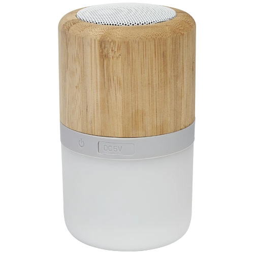 Aurea bamboo Bluetooth speaker with light 