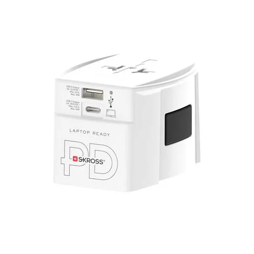 SKROSS® MUV AC65PD world adapter with USB-C cable 