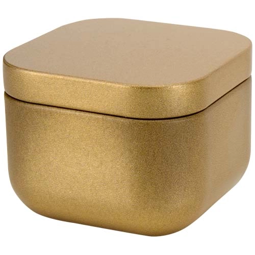 Tindra square tin candle with vanilla aroma