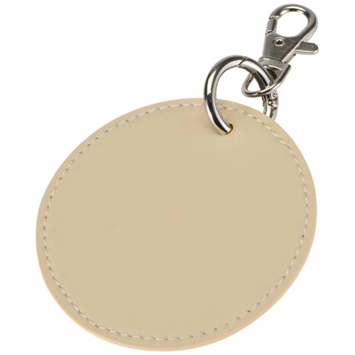 Resi Plus GRS recycled round charm keychain 