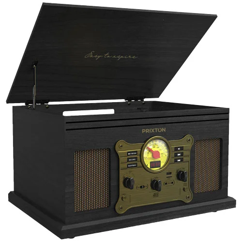 Prixton Century vinyl turntable and music player