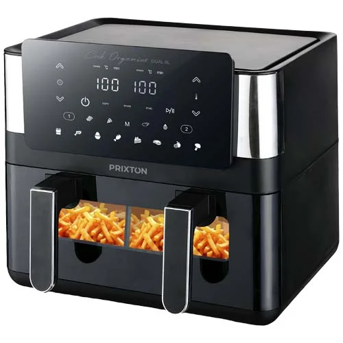 Prixton Cook Organics dual air fryer 8L