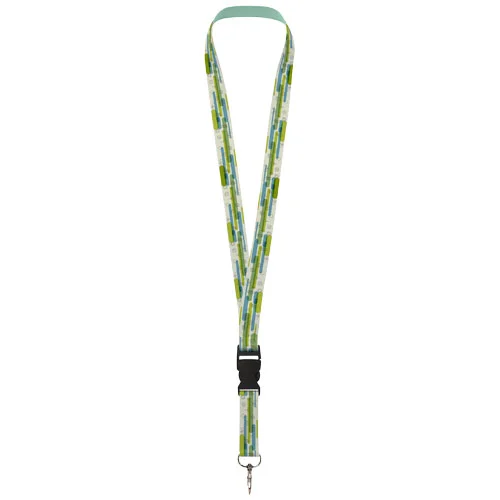 Bucks recycled PET lanyard with safety buckle