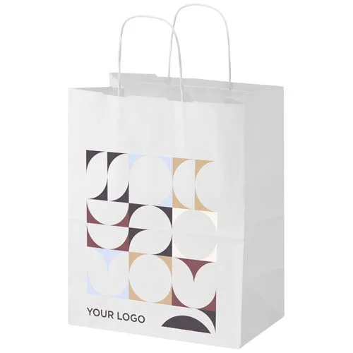 Kraft 80-90 g/m2 paper bag with twisted handles - 25 x 15 x 32 cm