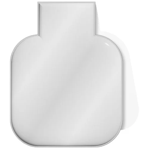 RFX™ M-10 square reflective PVC magnet 