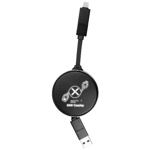 SCX.design C42 4-in-1 65W retractable cable 