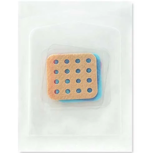 3-pieces anti scratch patches with full colour printed paper envelope 