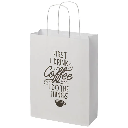 Kraft 120 g/m2 paper bag with twisted handles - 24 x 9 x 32 cm