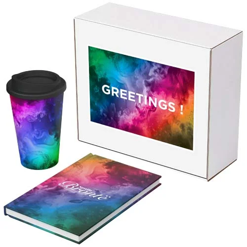 Keswick gift set – Novella Brontë notebook and Americano tumbler