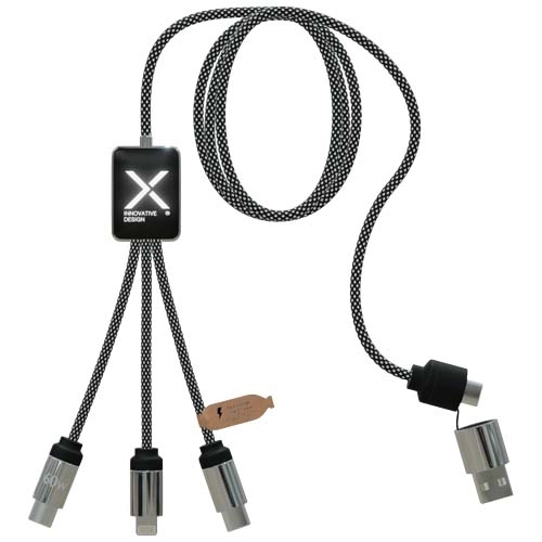 SCX.design C33 60W Type-C charging cable with dual light-up logo 