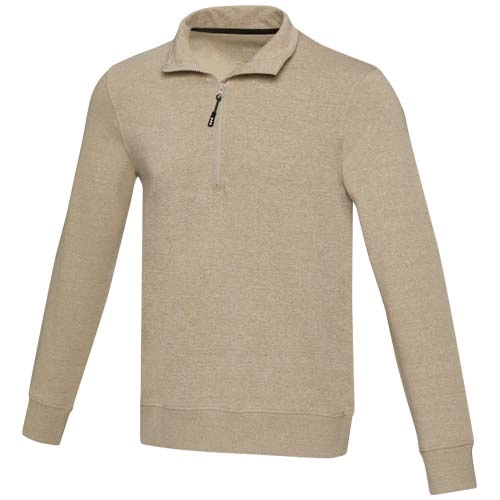 Tin 280 g/m² unisex Aware™ recycled quarter zip sweater 