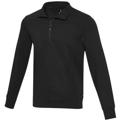 Tin 280 g/m² unisex Aware™ recycled quarter zip sweater 
